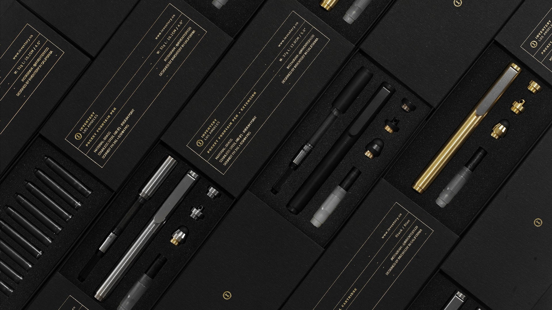 ANATOMY OF THE POCKET FOUNTAIN PEN - PARTS AND ASSEMBLY - INVENTERY