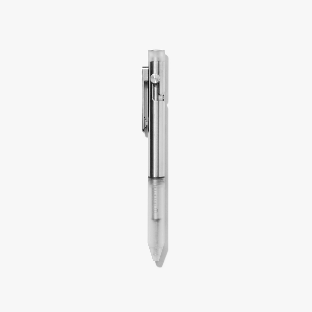 Bolt Action Pen V.02 - Machined Steel + Pen Stand