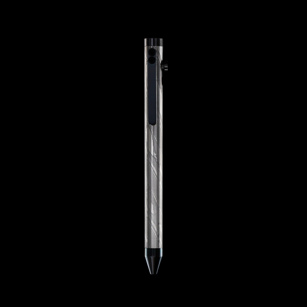 INVENTERY Bolt Action Pen v.03 Damascus Steel
