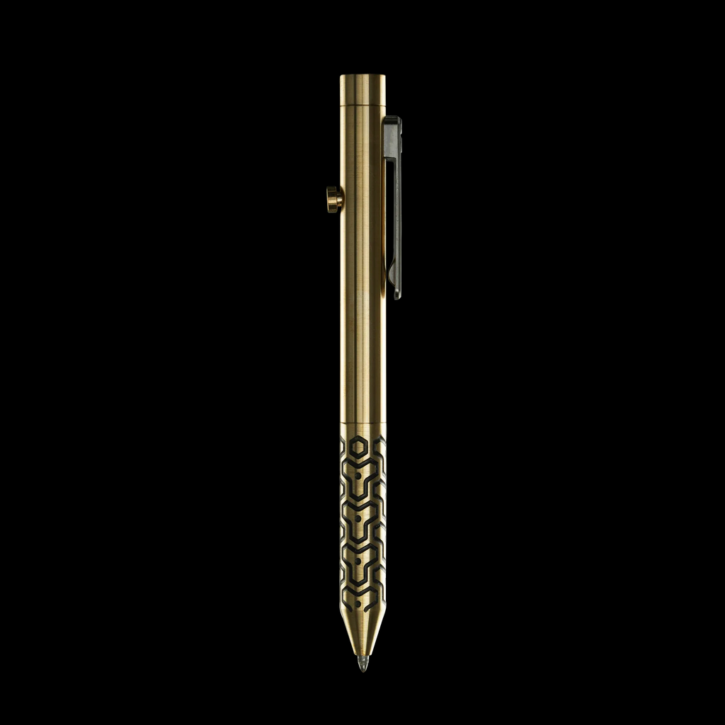 Bolt Action Pen V.02 - Isotope - Brass