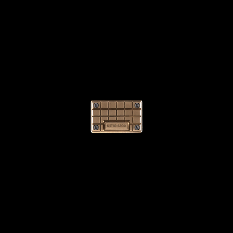 Detonator Medallion Brass Solid — Brass