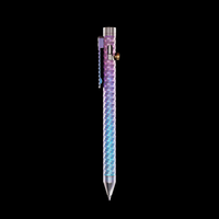 Bolt Action Pen v.03 Shop Series Edition 16 — Ti Reflector — Anodized Fade