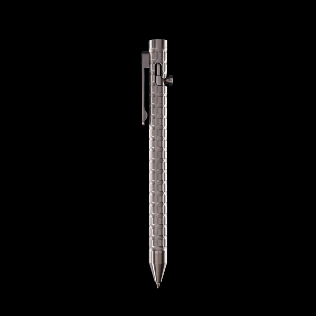 Bolt Action Pen v.03 Detonator stainless steel titanium - active