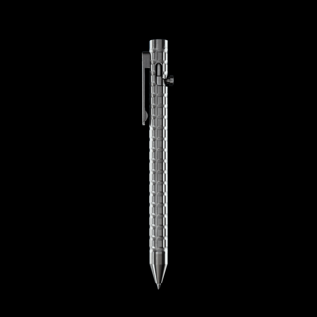 Bolt Action Pen v.03 Detonator stainless steel titanium - active