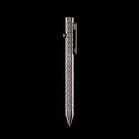 Bolt Action Pen v.03 Detonator stainless steel titanium - clip