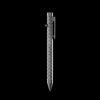 Bolt Action Pen v.03 Detonator stainless steel titanium - clip