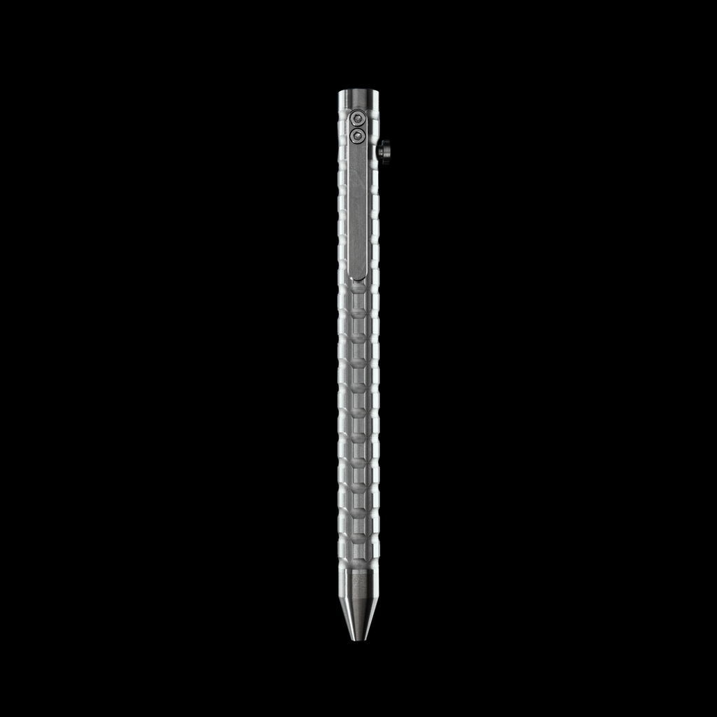 Bolt Action Pen v.03 Detonator stainless steel titanium - back