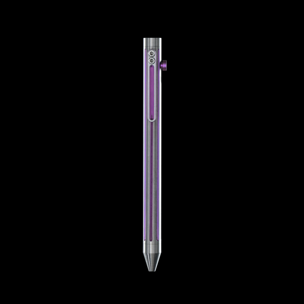 Fluted Purple Clip