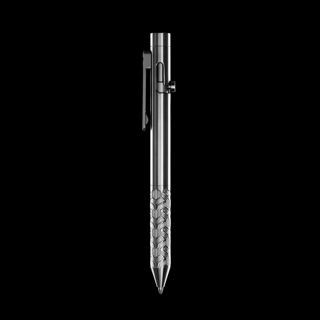 Bolt Action Pen V.02 - Isotope - Stainless Steel