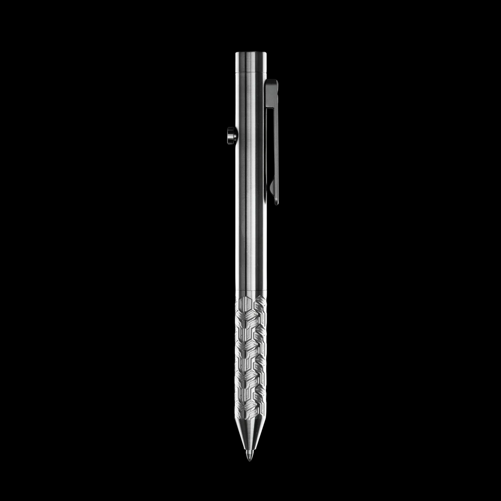 Bolt Action Pen V.02 - Isotope - Stainless Steel