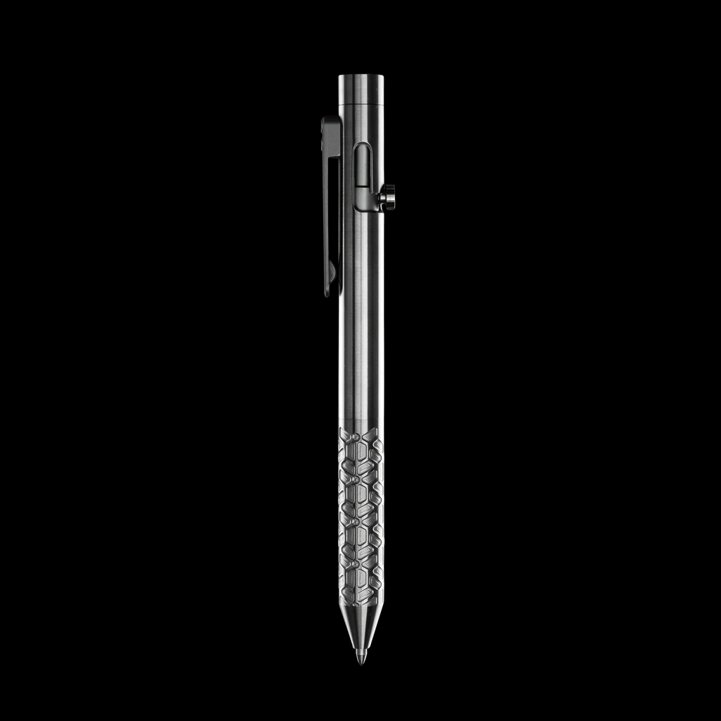 Bolt Action Pen V.02 - Isotope - Stainless Steel