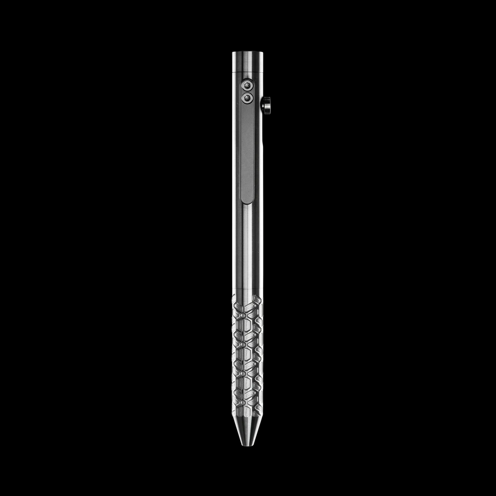 Bolt Action Pen V.02 - Isotope - Stainless Steel