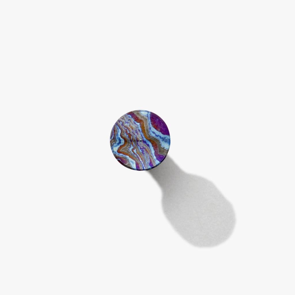 Titanium Damascus Thumbstud