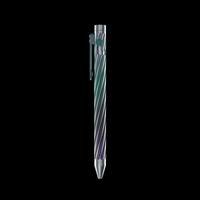 INVENTERY Bolt Action Pen v.03 Twister SE — Aurora Cerakote on stainless, bolt deployed