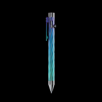 INVENTERY Bolt Action Pen v.03 Twister Ti SE · Baja Blast anodized titanium, bolt deployed