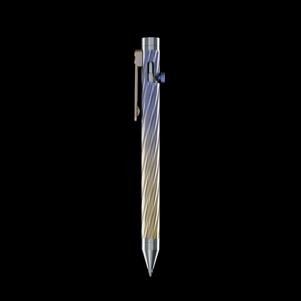INVENTERY Bolt Action Pen v.03 Twister SE — Corona Cerakote on stainless, bolt stowed