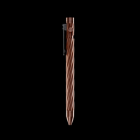 INVENTERY Bolt Action Pen v.03 Twister — machined Copper EDC pen, bolt stowed