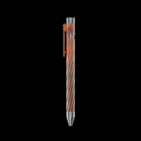 INVENTERY Bolt Action Pen v.03 Twister SE — Ember Cerakote on stainless, bolt deployed