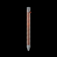 INVENTERY Bolt Action Pen v.03 Twister SE — Ember Cerakote on stainless, rear view