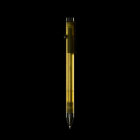 INVENTERY Bolt Action Pen v.03 Ultem — Zirconium tip, rear view