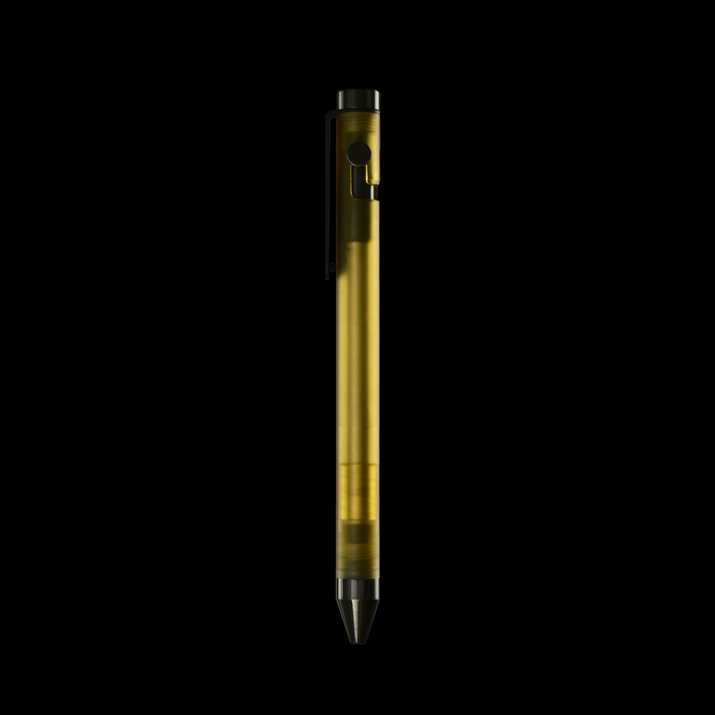 INVENTERY Bolt Action Pen v.03 Ultem — Zirconium tip, bolt closed