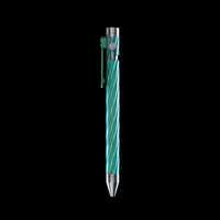 INVENTERY Bolt Action Pen v.03 Twister Ti SE · Green anodized titanium, bolt stowed