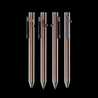 Bolt Action Pen v.03 copper mokume accent kit — 4 views