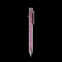 INVENTERY Bolt Action Pen v.03 Twister Ti SE · Magenta anodized titanium, rear view
