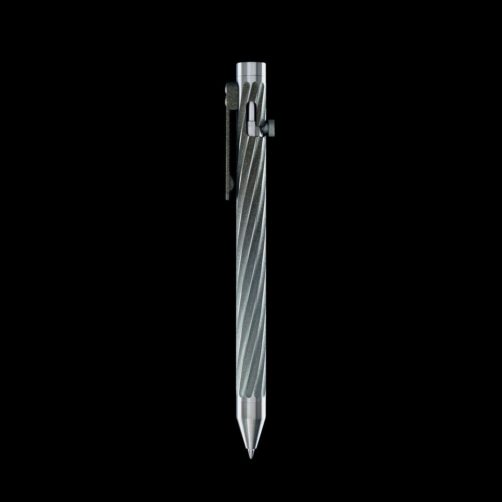 INVENTERY Bolt Action Pen v.03 Twister SE — Meteorite Cerakote on stainless, bolt stowed