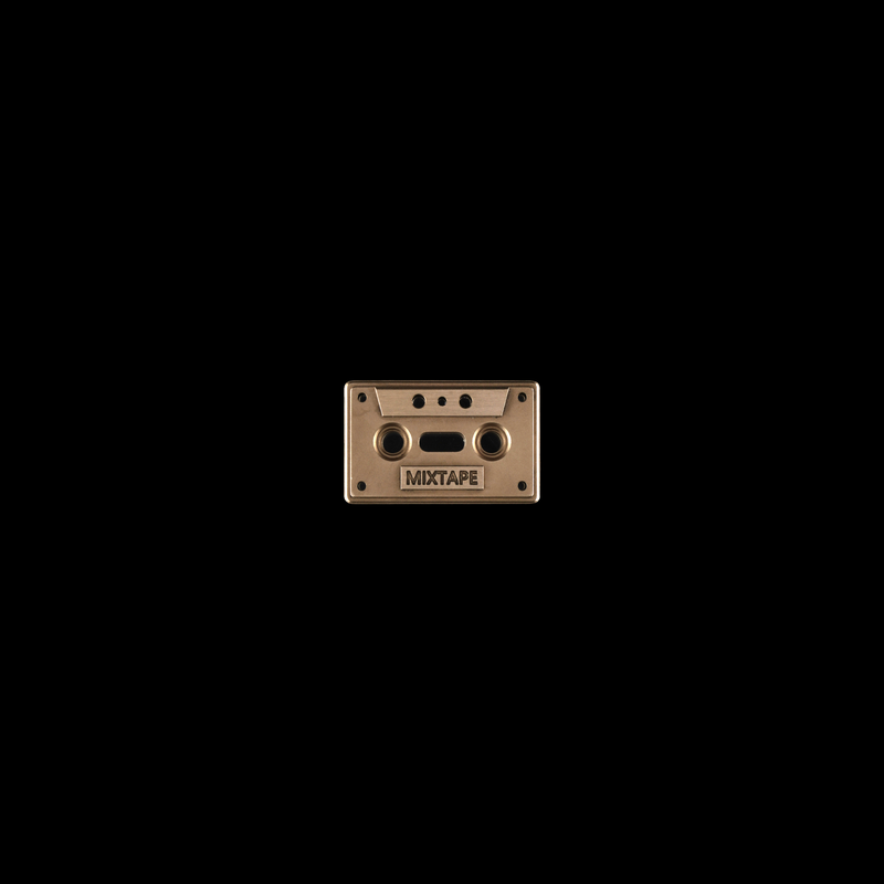 Mixtape Medallion — Brass