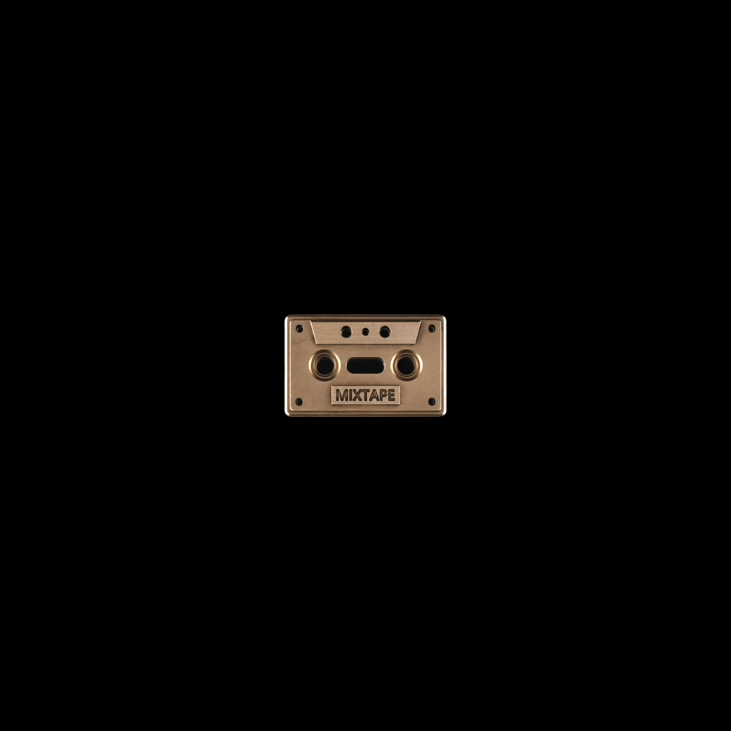 Mixtape Medallion — Brass
