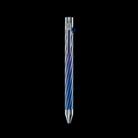 INVENTERY Bolt Action Pen v.03 Twister SE — Nebula Cerakote on stainless, rear view