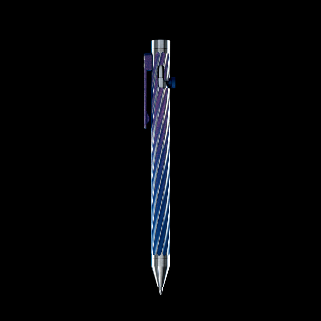 INVENTERY Bolt Action Pen v.03 Twister SE — Nebula Cerakote on stainless, bolt stowed