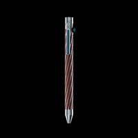 INVENTERY Bolt Action Pen v.03 Twister SE — Oxide Cerakote on stainless, rear view