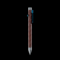 INVENTERY Bolt Action Pen v.03 Twister SE — Oxide Cerakote on stainless, milled clip detail