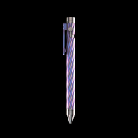 INVENTERY Bolt Action Pen v.03 Twister Ti SE · Purple anodized titanium, bolt stowed