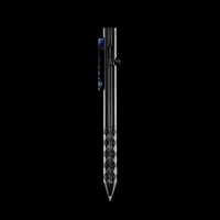 Bolt Action Pen v.03 Shop Series Edition 19 — Zirconium v.02 — Ti-Dam Clip