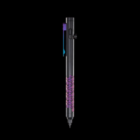 Bolt Action Pen v.03 Shop Series Edition 23 — Zirconium — Isotope Grip / Hot Pink