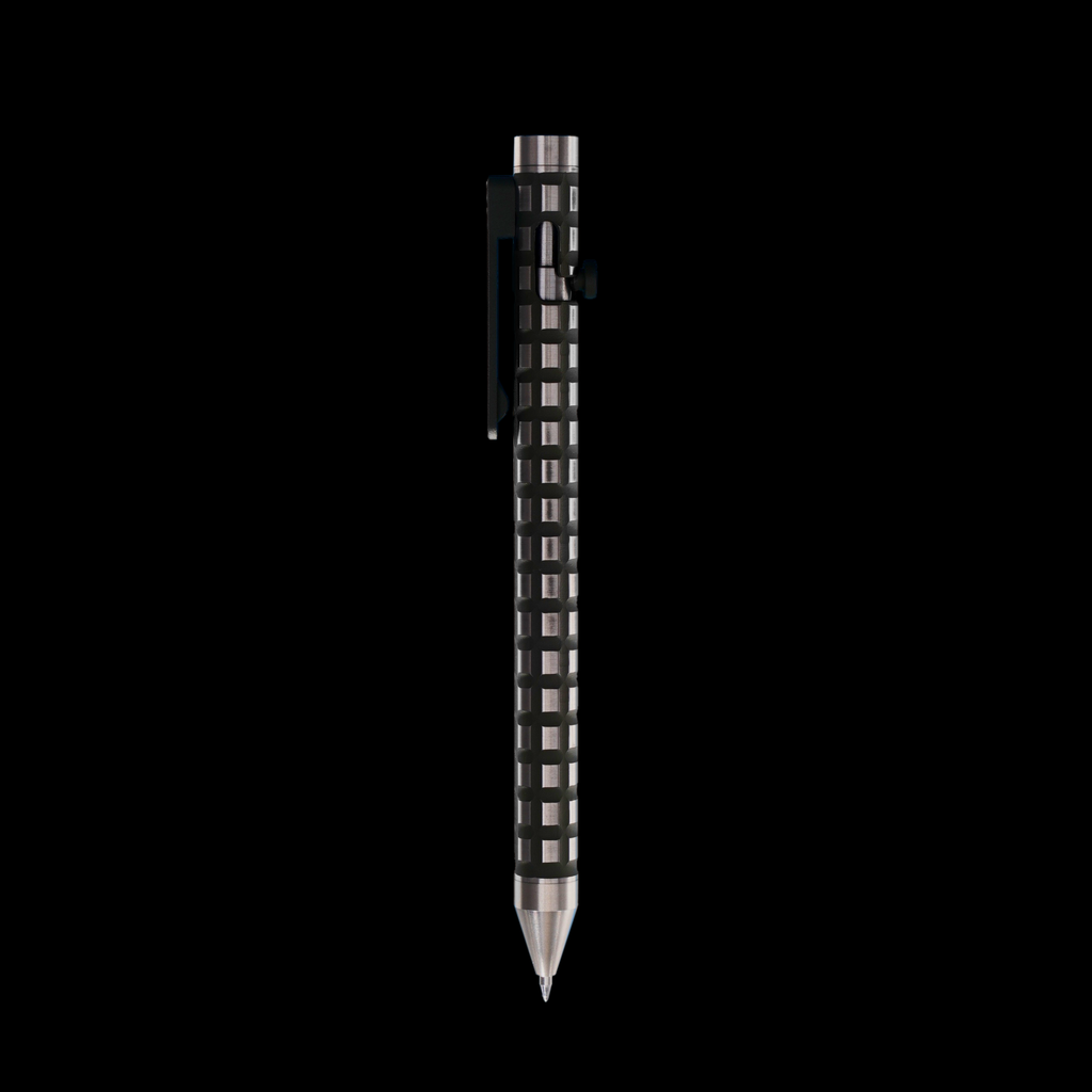 Bolt Action Pen v.03 Shop Series Edition 32 — Stainless Detonator — OD Green