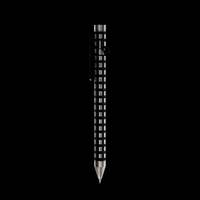Bolt Action Pen v.03 Shop Series Edition 33 — Stainless Detonator — Onyx