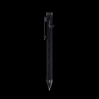 Bolt Action Pen v.03 Shop Series Edition 34 — Black Aluminum Twister — Zirc