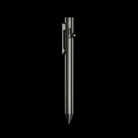 INVENTERY Bolt Action Pen V.03 — machined Stainless Steel EDC pen, front view