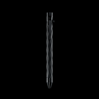 INVENTERY Bolt Action Pen v.03 Twister — machined Zirconium EDC pen, clip detail